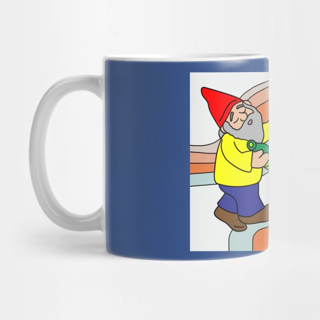 Funny Dwarf Garden Gnome by flofin